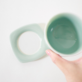 煎茶椀とセットで使えます(鍋島青磁) 煎茶椀とセットで使えます(鍋島青磁)