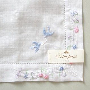 POINT POINT HANDKERCHIEF BIRD／blooming / Shop ZUTTO for the