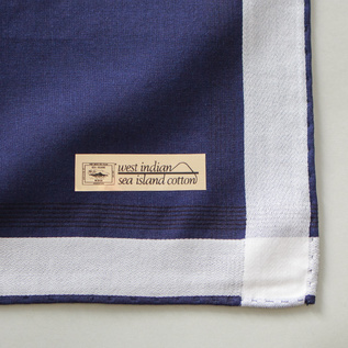 シーアイランドコットン ハンカチ／blooming（ブルーミング