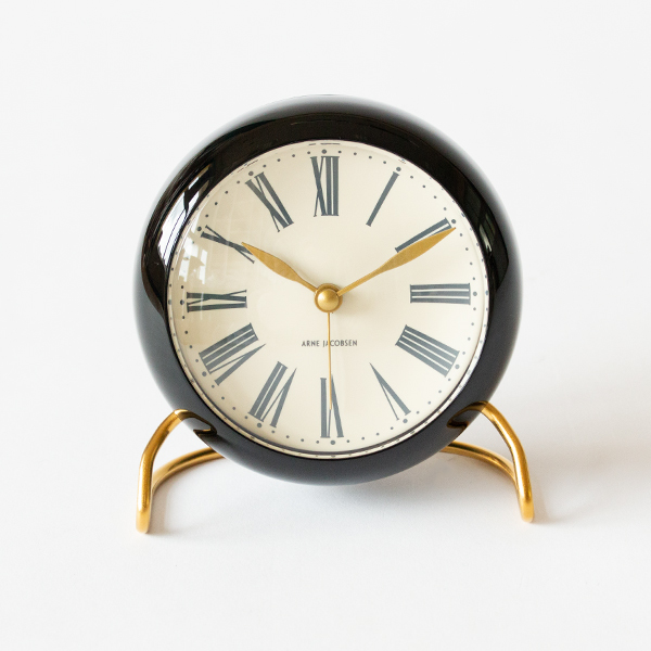 【限定生産】ARNE JACOBSEN Table Clock ROMAN CLASSIC
