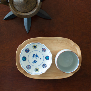 花型皿小／上出長右衛門窯（かみでちょうえもんがま）｜愛着を