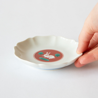 花型皿小／上出長右衛門窯（かみでちょうえもんがま）｜愛着を