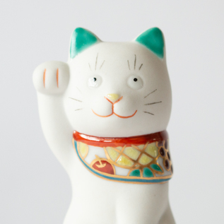 二寸ちょうえもん招猫／上出長右衛門窯（かみでちょうえもんがま