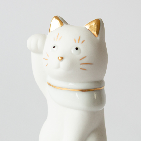 二寸ちょうえもん招猫／上出長右衛門窯（かみでちょうえもんがま