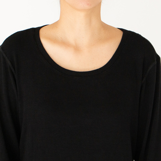 広めの衿ぐり(身長160cm・BLACK) 広めの衿ぐり(身長160cm・BLACK)