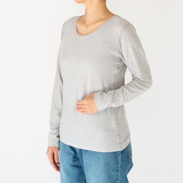 身長160cm・GREY