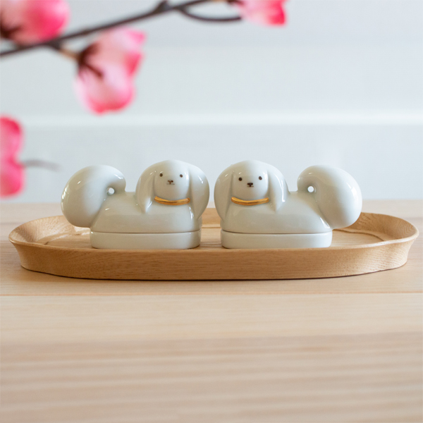 子供の健やかな成長と幸せを願う想いを込めて、御伽白狗だけでも飾れます。