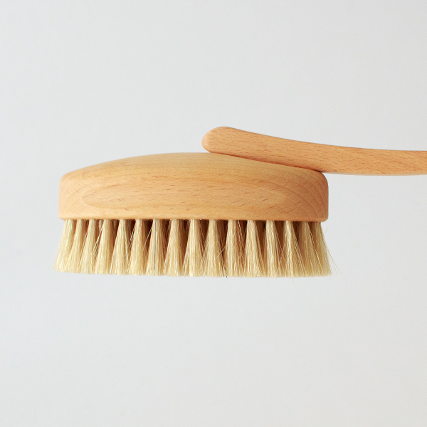 程よい硬さで心地よく洗えます 程よい硬さで心地よく洗えます