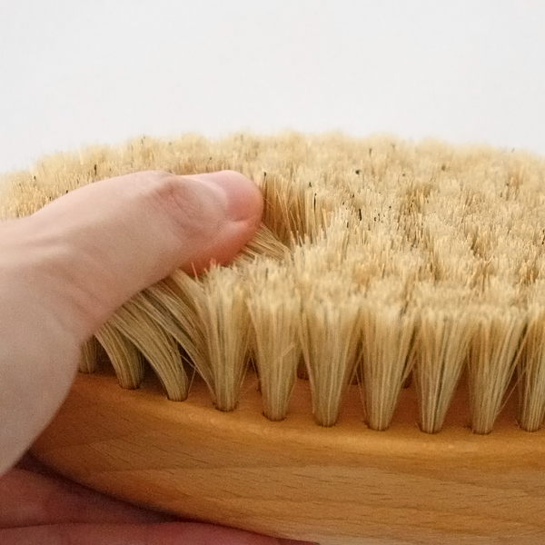 程よい硬さで心地よく洗えます 程よい硬さで心地よく洗えます