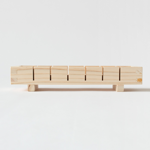 押し寿司　七つ切り　幅約29×高さ5.5×奥行き7(cm)