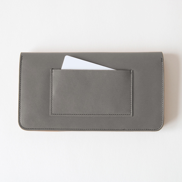 裏面のカードポケット(GREY)