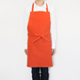 Long apron cotton canvas