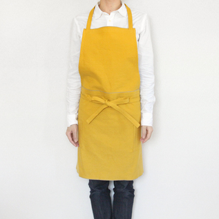 Long apron cotton canvas