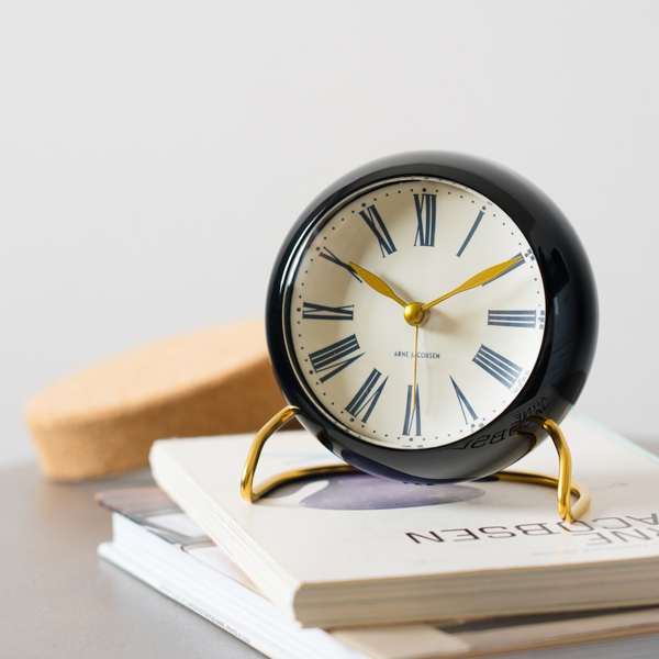 限定生産】ARNE JACOBSEN Table Clock ROMAN CLASSIC／ROSENDAHL