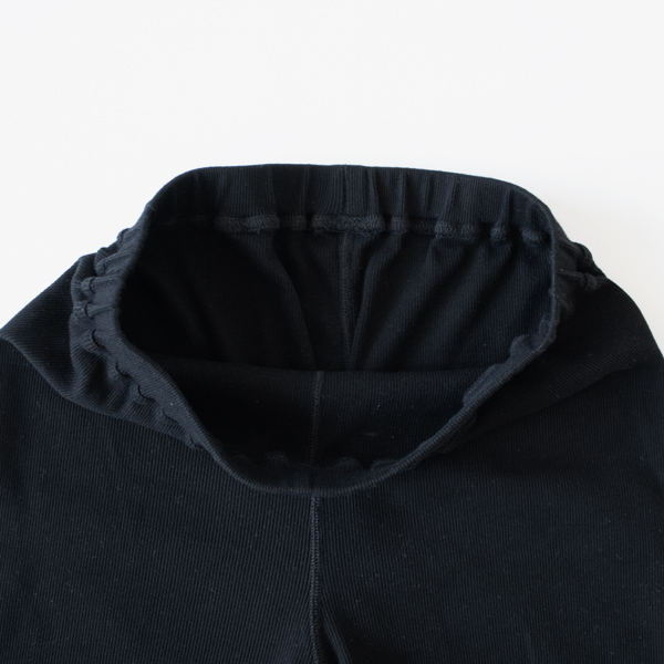 ウエストはゴム仕様(BLACK)