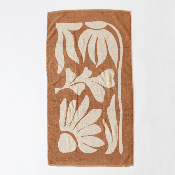 AMBIENT TOWEL バスタオル(BOTANICAL/Sienna×Cream)