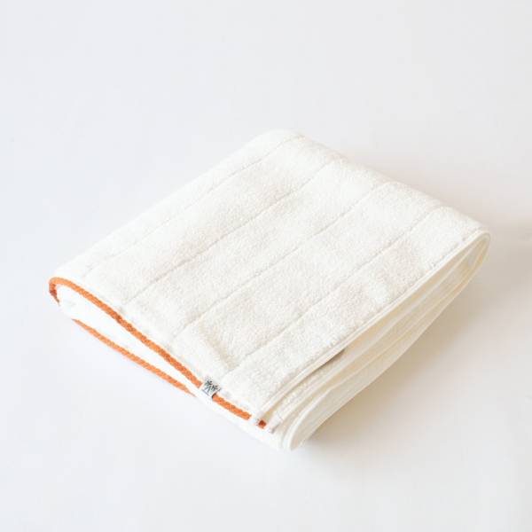 WHIT/APRICOT ORANGEPREMIUM CABIN バスタオル WHIT/APRICOT ORANGEPREMIUM CABIN バスタオル