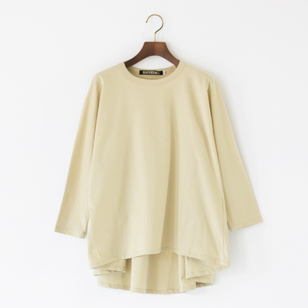 クルーネック フレアーロングシャツ(LIME GREEN)