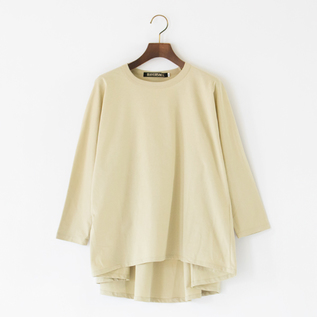 クルーネック フレアーロングシャツ(LIME GREEN) クルーネック フレアーロングシャツ(LIME GREEN)