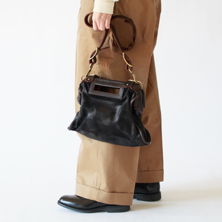 別注】SUEDE×LEATHER CITY MAILバッグ SMALL／vasco（ヴァスコ）｜愛着