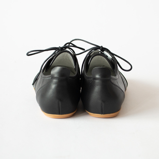 アニエル　バレエシューズ 黒 クロスストラップ38 Dot＆Stripes CHILD WOMAN バレエシューズ パンプス ANNIEL 革