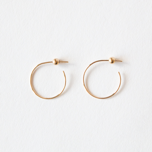 HOOP PIERCES 10K GOLD（ペア）(CIRCLE)