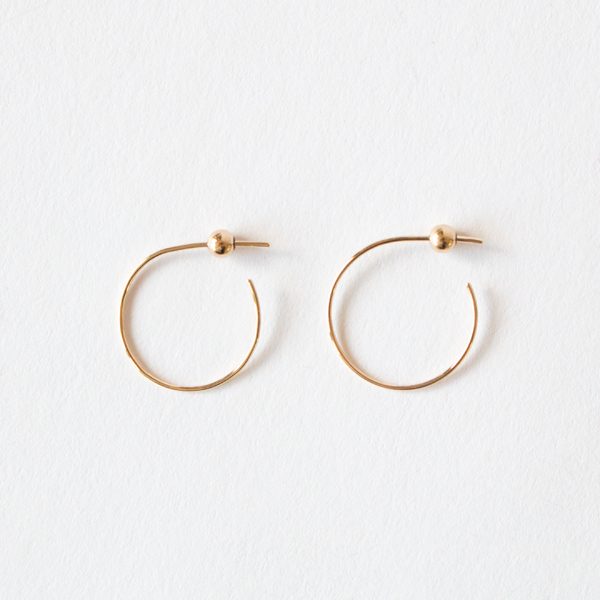 HOOP PIERCES 10K GOLD（ペア）(CIRCLE)
