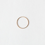 【受発注】THE THINNEST RING 18K（リング 極細）※12月上旬発送予定 