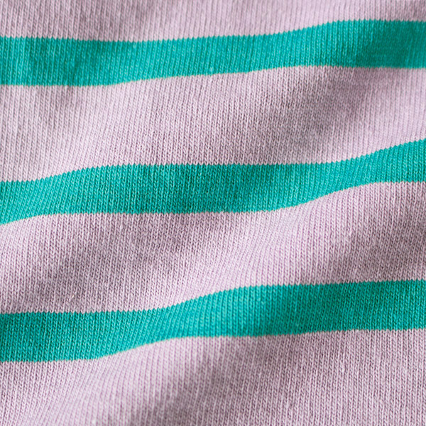 コシのある目の詰まったざっくりした風合い(Mauve Turquoise)