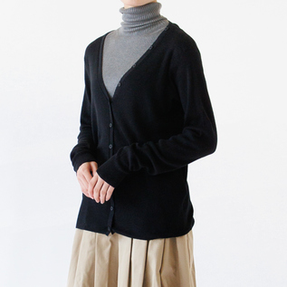 【2023AW】plage シルク コットン カーディガン ニット カットソー plage（プラージュ）の「silk cotton fit カーディガン（カーディガン