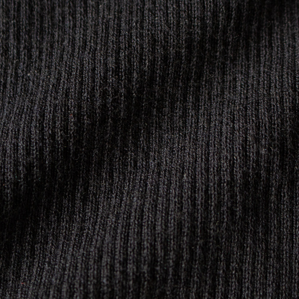 通年使えるコットンシルク素材(BLACK)