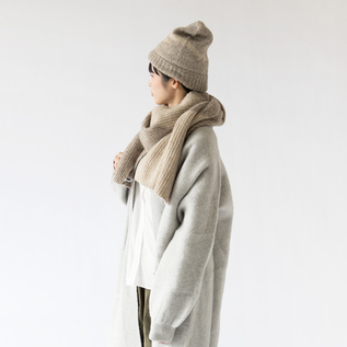 ジャガードヤクウールマフラー／SHOKAY（ショーケイ）｜愛着を持って