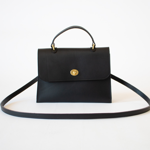 レザーバッグ　HEBE(black)