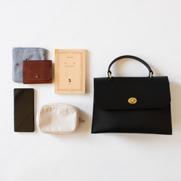 レザーバッグ　HEBE(black)