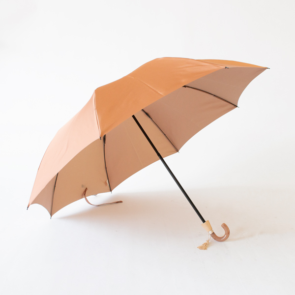 アプリコットベージュ晴雨兼用折りたたみ傘 TwoPly アプリコットベージュ晴雨兼用折りたたみ傘 TwoPly