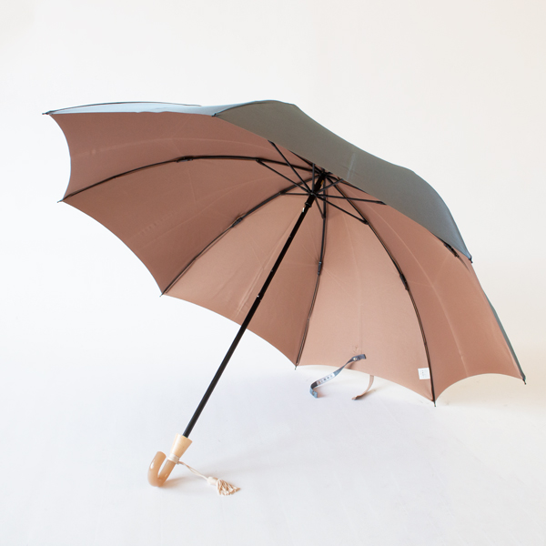晴雨兼用折りたたみ傘 TwoPly(スモーキーブルー)