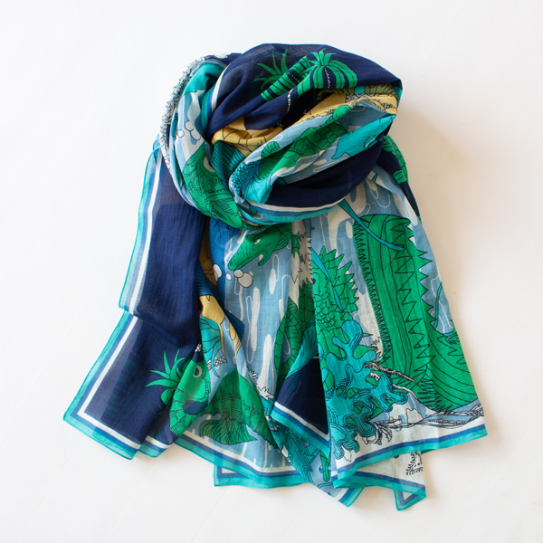 コットンストール100(100×190cm)(FANTASTIQUE/EMERALD) コットンストール100(100×190cm)(FANTASTIQUE/EMERALD)