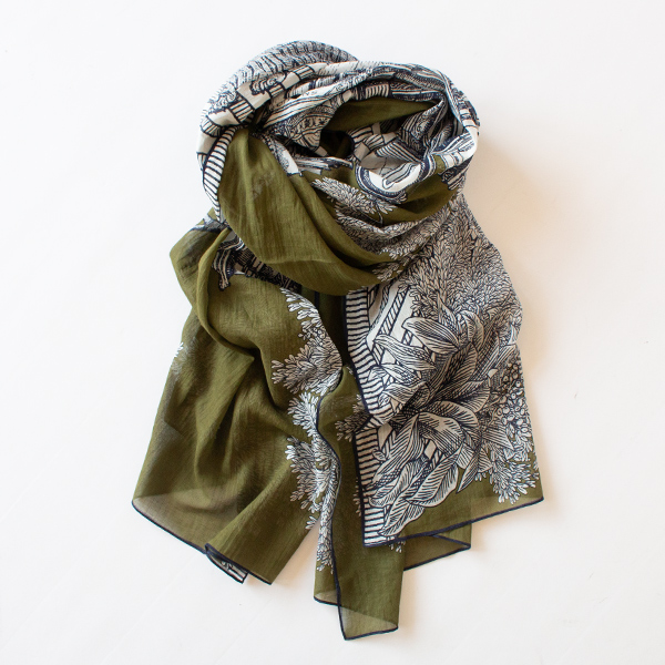 コットンストール100(100×190cm)(MIRAGE/KHAKI) コットンストール100(100×190cm)(MIRAGE/KHAKI)