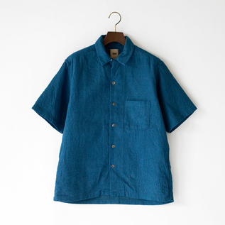 INDIGO HOLIDAY SHIRT／FOB FACTORY / Shop ZUTTO for the long