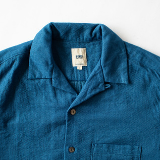 INDIGO HOLIDAY SHIRT／FOB FACTORY / Shop ZUTTO for the long