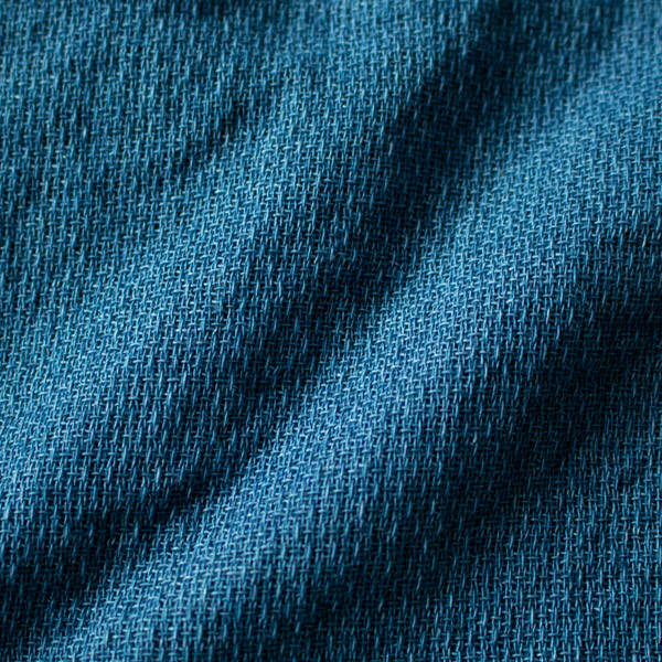 刺し子の素朴な風合い(BLUE)