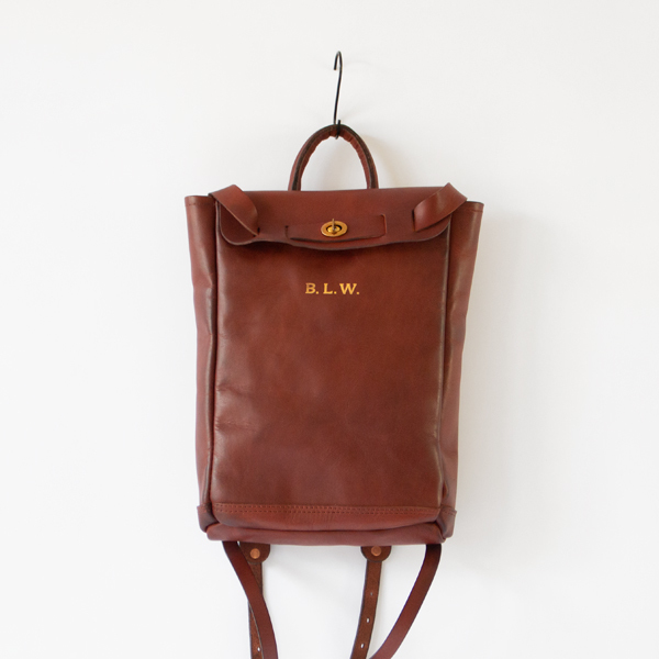 LEATHER VOYOGE 2WAY RUCKSACK SMALL(CAMEL)