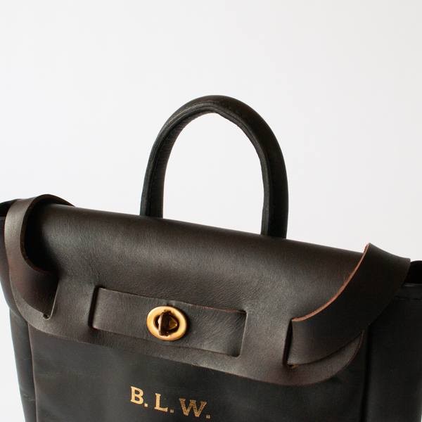 LEATHER VOYOGE 2WAY RUCKSACK SMALL(BLACK) LEATHER VOYOGE 2WAY RUCKSACK SMALL(BLACK)