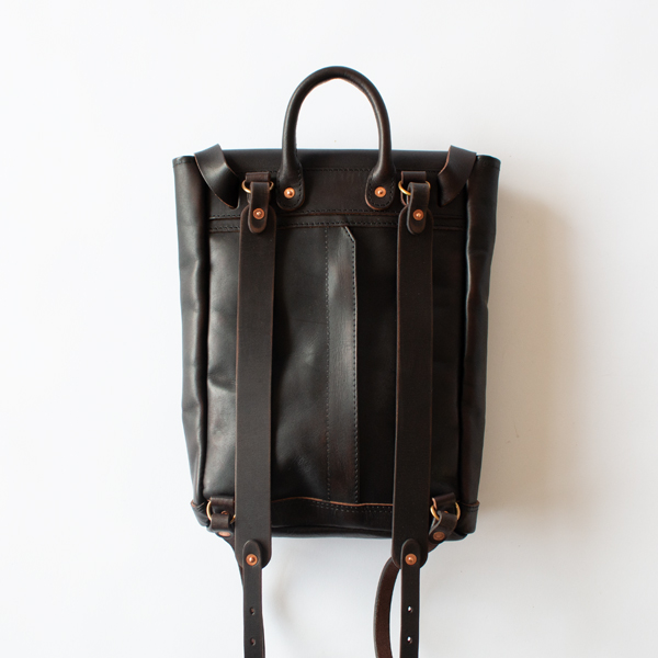 LEATHER VOYOGE 2WAY RUCKSACK SMALL(BLACK) LEATHER VOYOGE 2WAY RUCKSACK SMALL(BLACK)