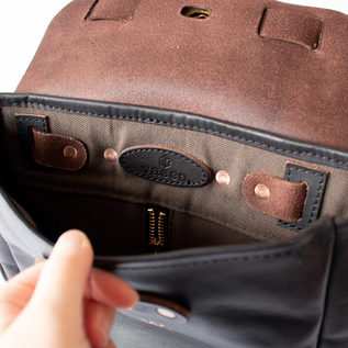 LEATHER VOYOGE 2WAY RUCKSACK SMALL(BLACK) LEATHER VOYOGE 2WAY RUCKSACK SMALL(BLACK)