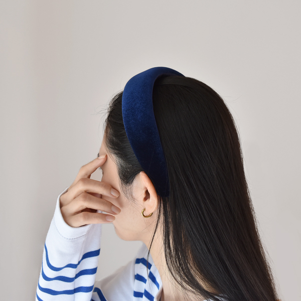 ベロアカチューシャ VV56(NAVY) ベロアカチューシャ VV56(NAVY)