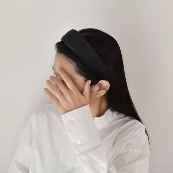 ベロアカチューシャ VV56(CHARCOAL) ベロアカチューシャ VV56(CHARCOAL)