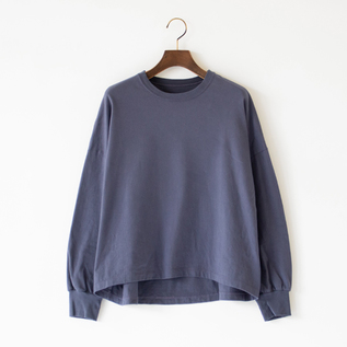40/2コーマ天竺 クルーネックドルマンTシャツ