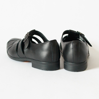 メッシュストラップシューズ TR-029 BLACK／chausser（ショセ）｜愛着