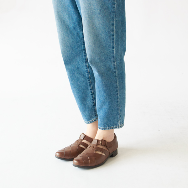 メッシュストラップシューズ TR-029 D.BROWN